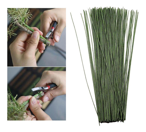 200 Unidades De Alambre Con Forma De Flor, 24 Cm, Para Flori
