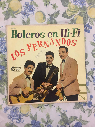 Disco Vinilo Boleros En Hi Fi Los Fernandos Odeon Pops Lp