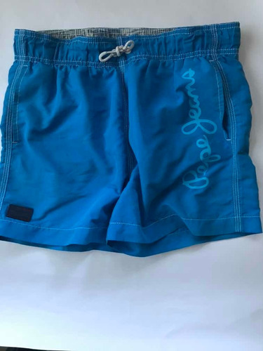 Short De Baño Turquesa Pepe Jeans 12 Años Niños  