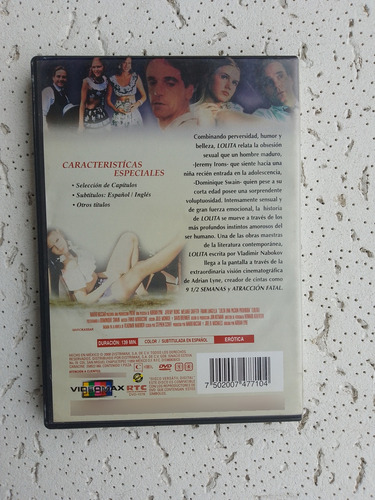 Dvd Lolita Una Pasion Prohibida Dominique Swain (Usado)