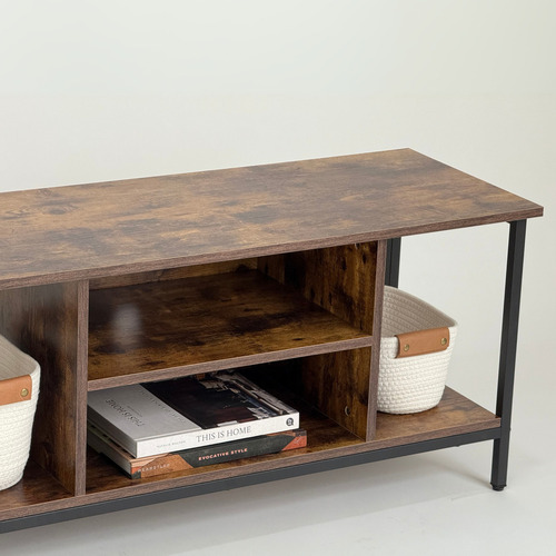 Mueble Para Tv Sala Mesa Television Adh-st-116 Hasta 55 PuLG Color Roble