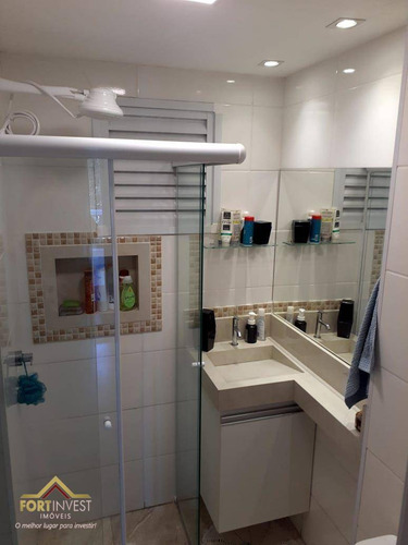 Imagem 12 de 16 de Apartamento Com 3 Dormitórios À Venda, 87 M² Por R$ 415.000,00 - Ocian - Praia Grande/sp - Ap4067
