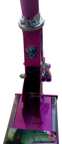 Patinete Stitch Metal Musical Rosa-chiclete Stich