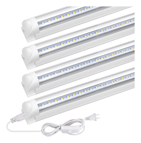 Lightingwill Lampara Led T8 Integrada 2 Pie 10 W Luz Diurna