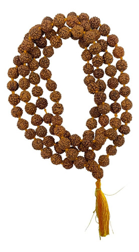 Naisha Rudraksha Mala 108 Collar De Cuentas, Cuenta De Semil