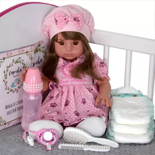 Boneca Infantil de Roupa Fada Madrinha Realista - Chic Outlet - Economize  com estilo!