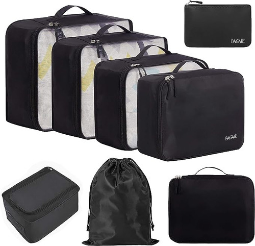 Set De Organizadores De Equipaje Bagail Unisex 7 Piezas