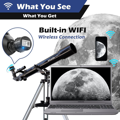 Ocular Digital Inalámbrico Wifi Para Telescopio Hd De 5 Cm
