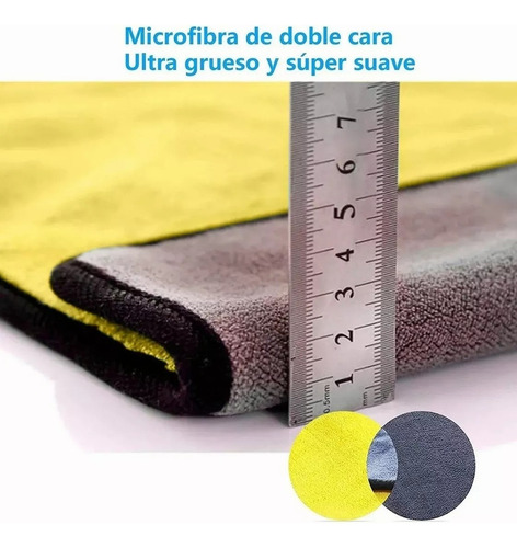 Cz Set8 Paño Mágico Seco Con Toalla Superfina, Guanta Lavado