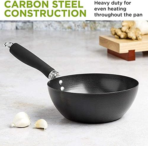 Wok Ecolution De Acero Al Carbono Antiadherente Con Mango Re
