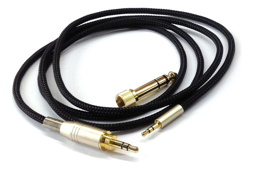 Cable De Audio De Repuesto Jack 2,5mm A Jack 6,35mm 1,2m
