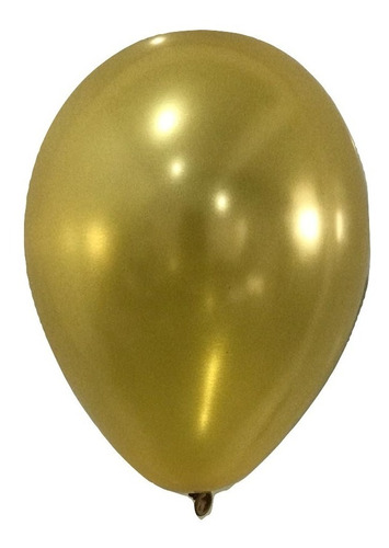 Balões São Roque Nº9 Dourado | Prata Cintilante C/50