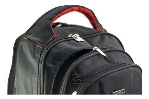 Mochila Porta Notebook Acolchada Usb Hasta 17 Pulgadas