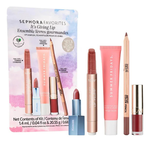 Sephora Favorites Its Giving Lip Set Summer Fridays Tarte