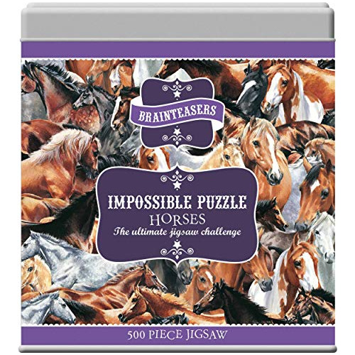 Impossible Puzzle - Horses De Caroline Cook Puzzle De 500 Pi