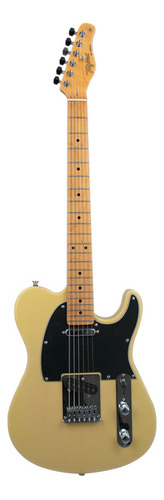 Guitarra eléctrica Tagima TW Series TW-55 de álamo butterscotch con diapasón de arce