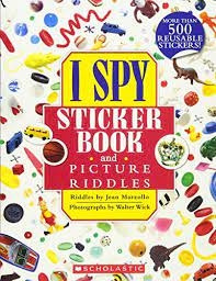 Livro I Spy Sticker Book And Picture Riddles - Jean Marzollo [2012]