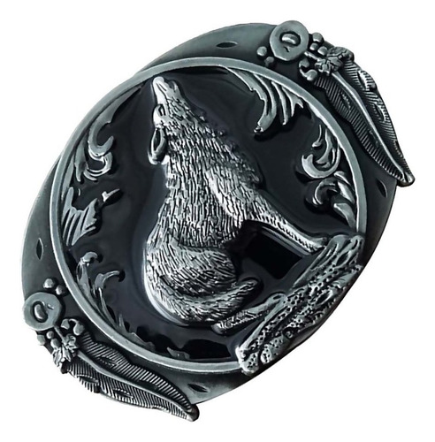 ~ Hebilla De Cinturón De Metal Mecánico De Vaquero