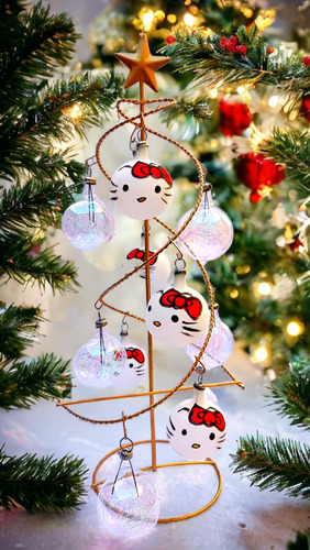 Arbol De Navidad Mini Hello Kitty, Jack ,abundancia ,grinch