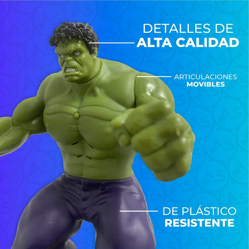 Imagen 2 de 10 de Muñecos Articulados Figura Accion Marvel Avengers Luz Sonido