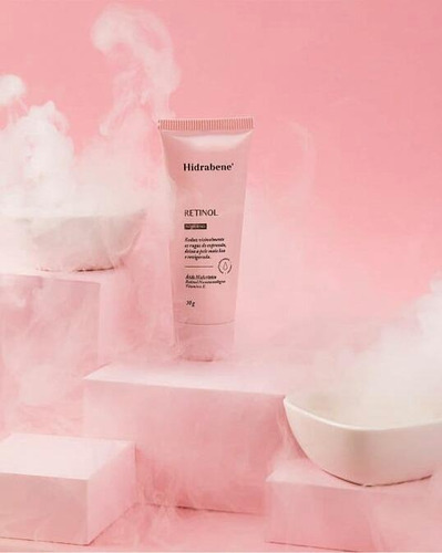Retinol Com Ácido Hialurônico Hidrabene Antirrugas Noturno