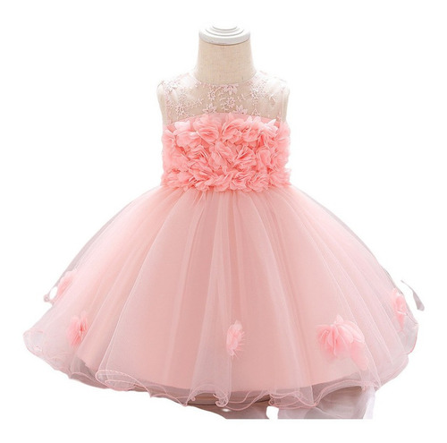 Vestido De Bautizo Para Bebé Niña, Vestido De Cumpleaños De