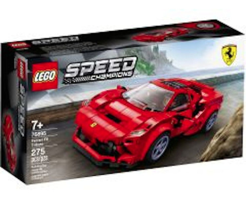 Lego Speed Champions Ferrari F8 Tributo Com 275 Peças 76895