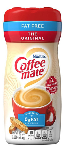 Coffee Mate Original Sugar Free 453g Importado
