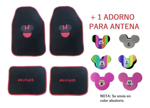 Kit 4 Tapetes Alfomb Minnie Mouse Mercedes benz A W176 2004