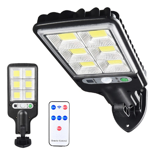 Lámpara Luminaria Suburbana Led Solar Con Sensor Control