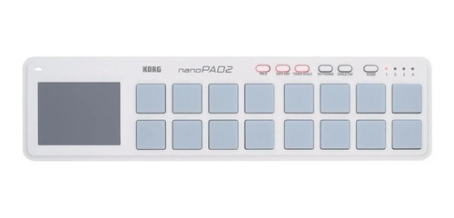 Controlador Midi Korg Nano Pad 2 Usb Blanco En Caja