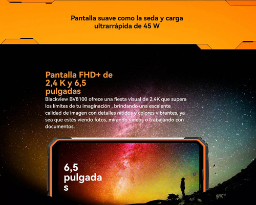 Blackview Bv8100 Celular Rugged + Cámara 50 Mp Y 2k Video