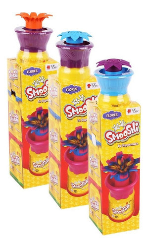 Smooshi Juego De Masa X3 Mix Set Flores Top Toys 5008 Color Multicolor