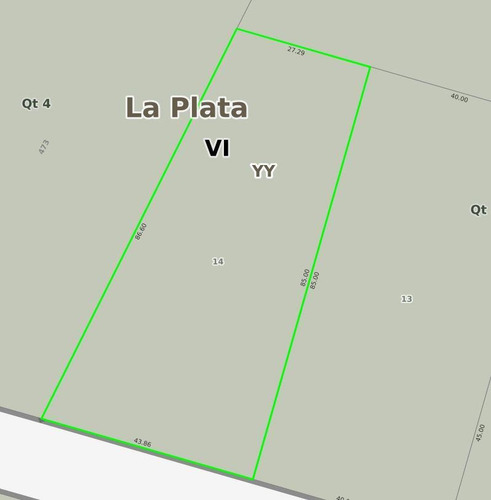 Imagen 3 de 4 de Terreno En Venta En La Plata Calle 160 E/ 473 Y 474 Dacal Bienes Raices