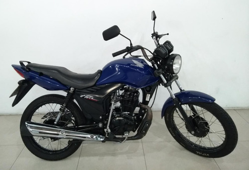 Moto Honda Cg Fan Ks Azul