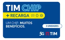 Comprar Tim Chip Kit 3 Unidades Com Recarga