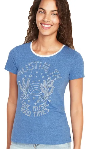 Playeras old online navy mujer