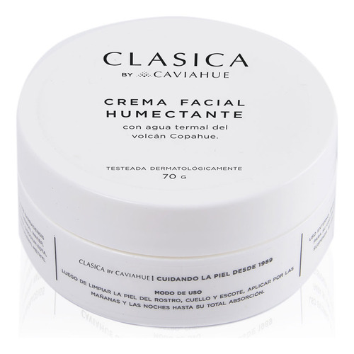 Caviahue Crema Facial Humectante Con Agua Termal 70g