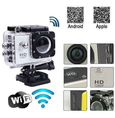 Câmera Filmadora Hd 1080p Sport Stand Up Prova Dagua Mini D