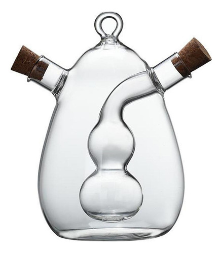 Botella De Aceite De Vidrio Con Dispensador De Tapones De