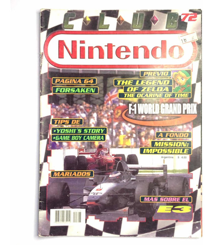 Revista Club Nintendo Número #72 1998