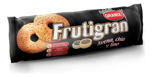 Galletitas Granix Frutigran Con Chia Y Lino 240grs