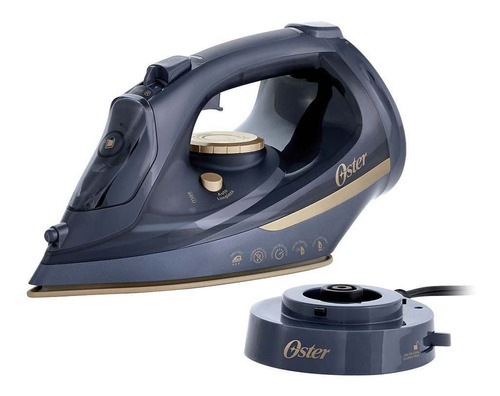 Plancha De Vapor Oster Gcstcc5000 Inalámbrica 2 En 1 Color Azul