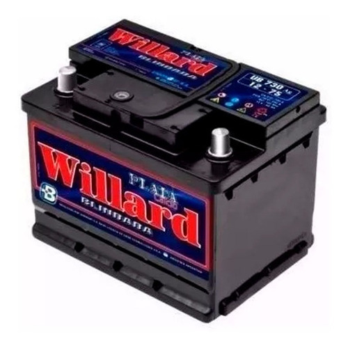 Imagen 1 de 2 de Bateria Auto Willard Ub730 12x75 Fiat Palio Siena 1.7 / Td