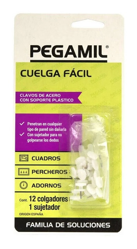 Clavos Cuelga Facil Soportan Hasta 14 Kg - Deacero