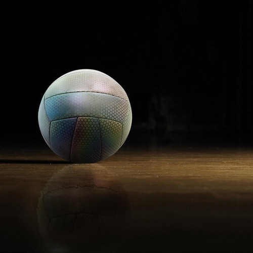 Couro Pu De Voleibol Refletivo Brilhante Para Adultos