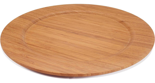 Juego Platos Vajilla Bambú 4 Piezas 33 Cm Trinche Re 2455667
