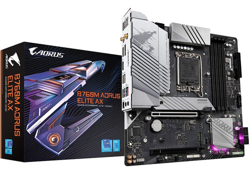 Board Gigabyte B760m Aorus Elite Ax (lga 1700/ Intel