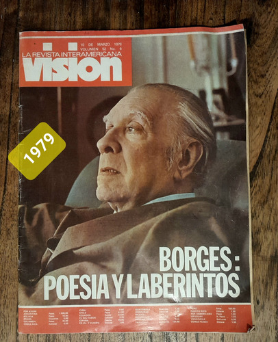 Borges: Poesía Y Laberintos. Revista Interamericana Visión 