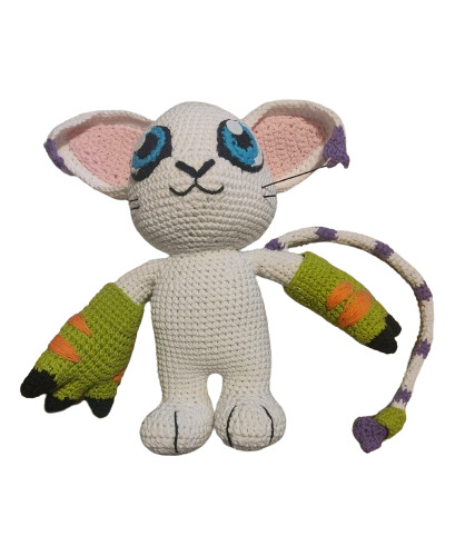 Amigurumi Gatomon Digimon Nuevo